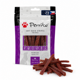 PERRITO duck stripes gardums strēmeles ar pīles gaļu 100 gr..
