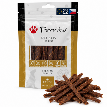 PERRITO beef bars gardums batoniņi ar liellopa gaļu 100 gr