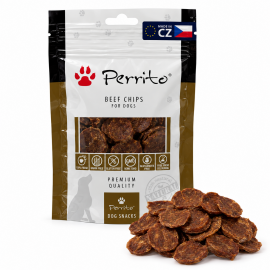 PERRITO beef chips gardums čipsi ar liellopa gaļu 100 gr