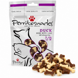 PERRITO mix duck and fish gardumi kauliņš ar pīli un zivi 50..