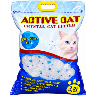 Active Cat silikagēla kaķu smiltis 3,8 l