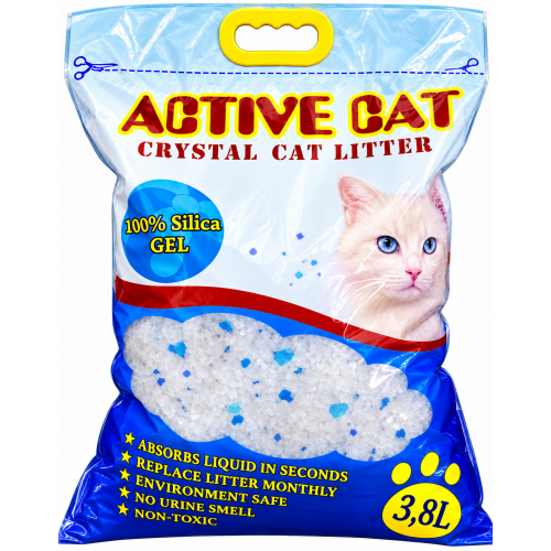 Active Cat silikagēla kaķu smiltis 3,8 l
