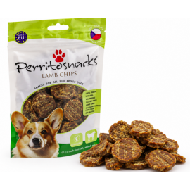 PERRITO lamb chips gardums čipsi ar jēra gaļu 100 g