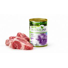 Naturina Elite Wet skin and coat mono pork grain free- konse..