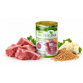 Naturina Elite Wet Style mono veal with cauliflower low grai..