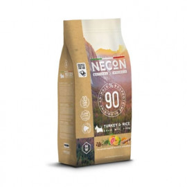 NECON NW tītars un rīsi sausa barība pieaugušiem mazo šķirņu suņiem 10 kg