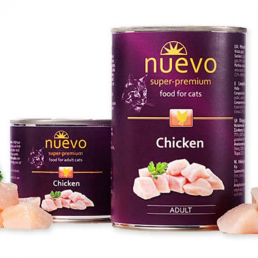 Konservi kaķiem nuevo Adult Chicken ar vistu 400 g