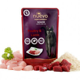 Konservi senioru kaķiem Senior Poultry & Lamb with Rice mājp..