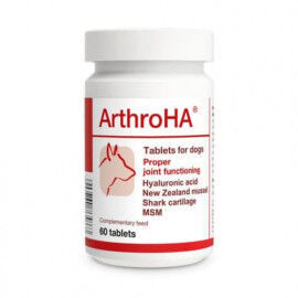 Minerālu papildbarība suņiem Dolfos ArthroHA koriģē locītavu..