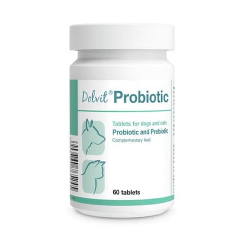 DOLVIT Probiotic Dog Cat - Probiotiki suņiem un kaķiem 60 tab DOLVIT Probiotic Dog Cat - Probiotiki suņiem un kaķiem 60 tab