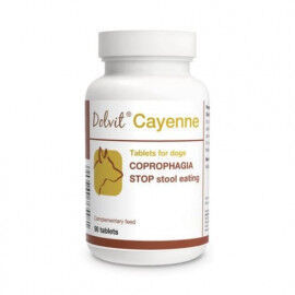 Papildbarība suņiem Dolvit Cayenne tabletes pret fekāliju ēš..