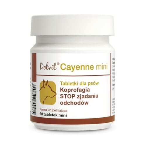 Papildbarība suņiem Dolvit Cayenne tabletes pret fekāliju ēšanu 60 tab Papildbarība suņiem Dolvit Cayenne tabletes pret fekāliju ēšanu 60 tab