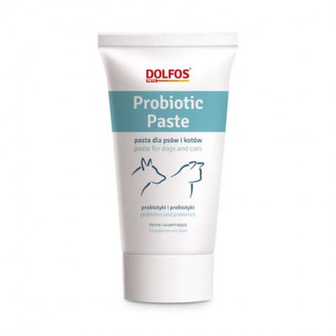 Papildbarība suņiem un kaķiem Dolfos Probiotic Paste, probiotikas un prebiotikas, pastas 50 g