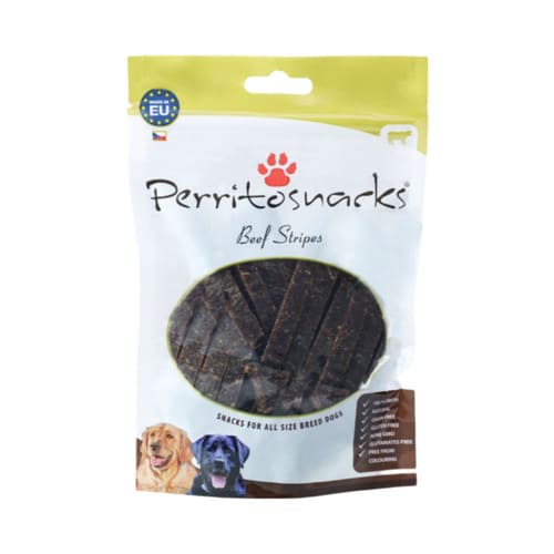 Gārdums suņiem PERRITOSNACKS Beef Stripes ar liellopa gaļu 100 gr. Gārdums suņiem PERRITOSNACKS Beef Stripes ar liellopa gaļu 100 gr.