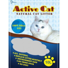 Silikagēla kaķu pakaiši Active Cat 10 l
