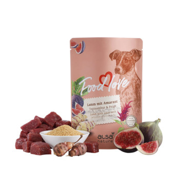 Konservi suņiem ALSA Nature Food Love Dog Adult Lamm mit Amaranth - jērs ar amarantu 300g