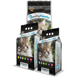 Cementējošās smiltis kaķu tualetei BENTYSANDY natural 5l