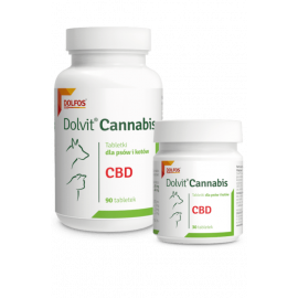 Dolvit Cannabis CBD - kaņepju tabletes  suņiem un kaķiem 30 ..