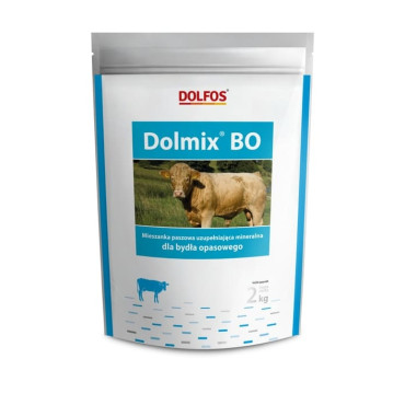 Papildu minerālbarība Dolfos Dolmix BO nobarojamām govīm 2 kg