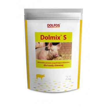 Papildu minerālbarība cūkām Dolfos Dolmix S universālais maisījums 2 kg