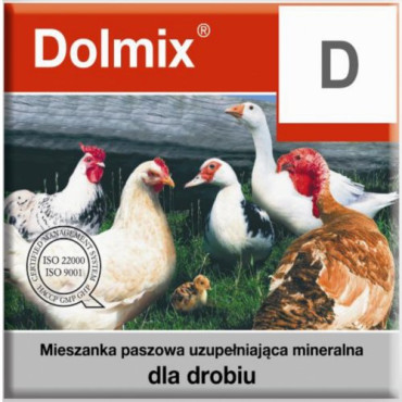 Papildu minerālbarība mājputniem Dolfos Dolmix D visu veidu 10 kg