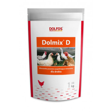 Papildu minerālbarība mājputniem Dolfos Dolmix D visu veidu 1 kg