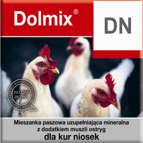 Papildu minerālbarība brīvās turēšanas dējējvistām Dolmix DN 10 kg