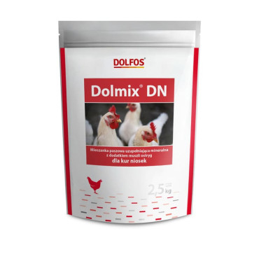 Papildu minerālbarība dējējvistām Dolfos Dolmix DN brīvā turēšana 2,5 kg