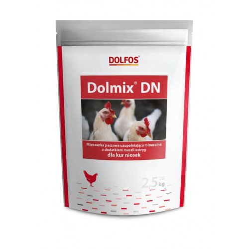 Papildu minerālbarība brīvās turēšanas dējējvistām Dolmix DN 2,5 kg Papildu minerālbarība brīvās turēšanas dējējvistām Dolmix DN 2,5 kg