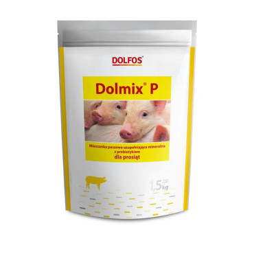 Papildu minerālbarība sivēniem Dolfos Dolmix P līdz 12 nedēļu vecumam 1,5 kg