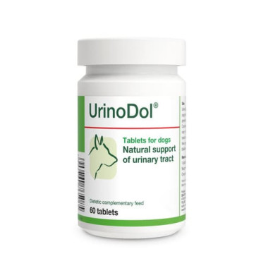 Minerālu papildbarība suņiem Dolfos UrinoDol diētiskā pārtika 90 cilnes