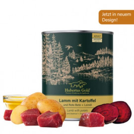 Hubertus Gold Lamb with potatos & beetroot and linseed oils ..