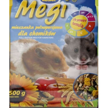 Grauzēju barība Megi kāmijem 500g