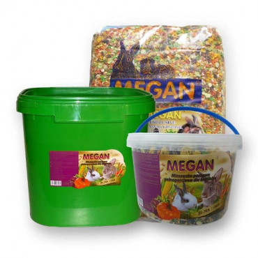 Pilnvērtīga pamatbarība trušiem Megan Golden Series 1 l / 500 g