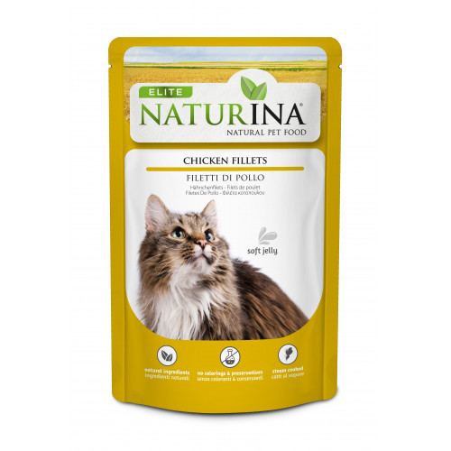 Naturina elite vistas fileja želejā kaķiem 70 g