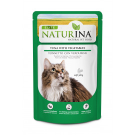 NATURINA ELITE - konservi kaķiem tuncis ar dārzeņiem želejā 70 g. NATURINA ELITE - konservi kaķiem tuncis ar dārzeņiem želejā 70 g.