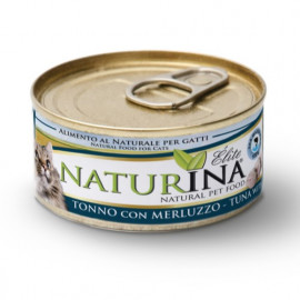 NATURINA ELITE - konservi kaķiem tuncis ar mencu 70 g.