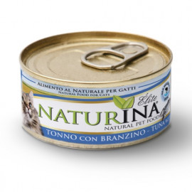 NATURINA ELITE - konservi kaķiem tuncis ar jūras asari 70 g.