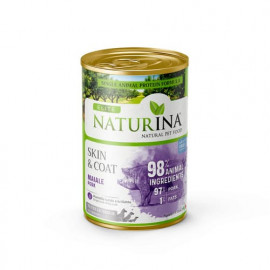 Naturina Elite Skin&Coat Mono Pork Grain Free - konservi suņiem ar cūkgaļu, bez graudiem 400g