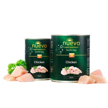 Konservi suņiem Nuevo Super Premium Chicken ar vistu 400 g