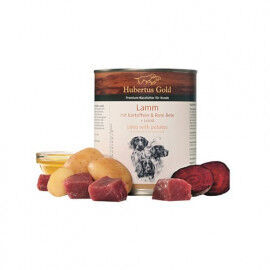 Konservi suņiem Hubertus Gold Lamb & Potato ar jēru, kartupe..