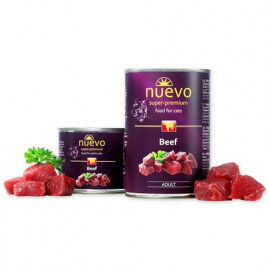 Konservi kaķiem nuevo Adult Beef ar liellopa gaļu 200 g