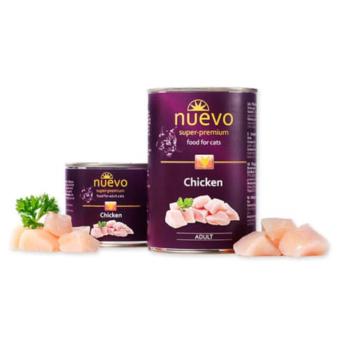 Konservi kaķiem nuevo Adult Chicken ar vistu 200 g Konservi kaķiem nuevo Adult Chicken ar vistu 200 g