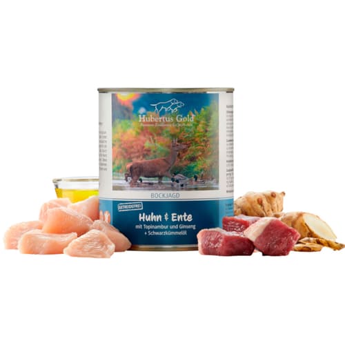 Konservi suņiem Hubertus Gold Ente & Huhn ar pīles gaļu un vistu 800 g Konservi suņiem Hubertus Gold Ente & Huhn ar pīles gaļu un vistu 800 g